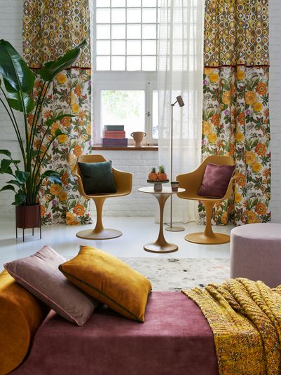 Vorhangstoff von Indes Fuggerhaus